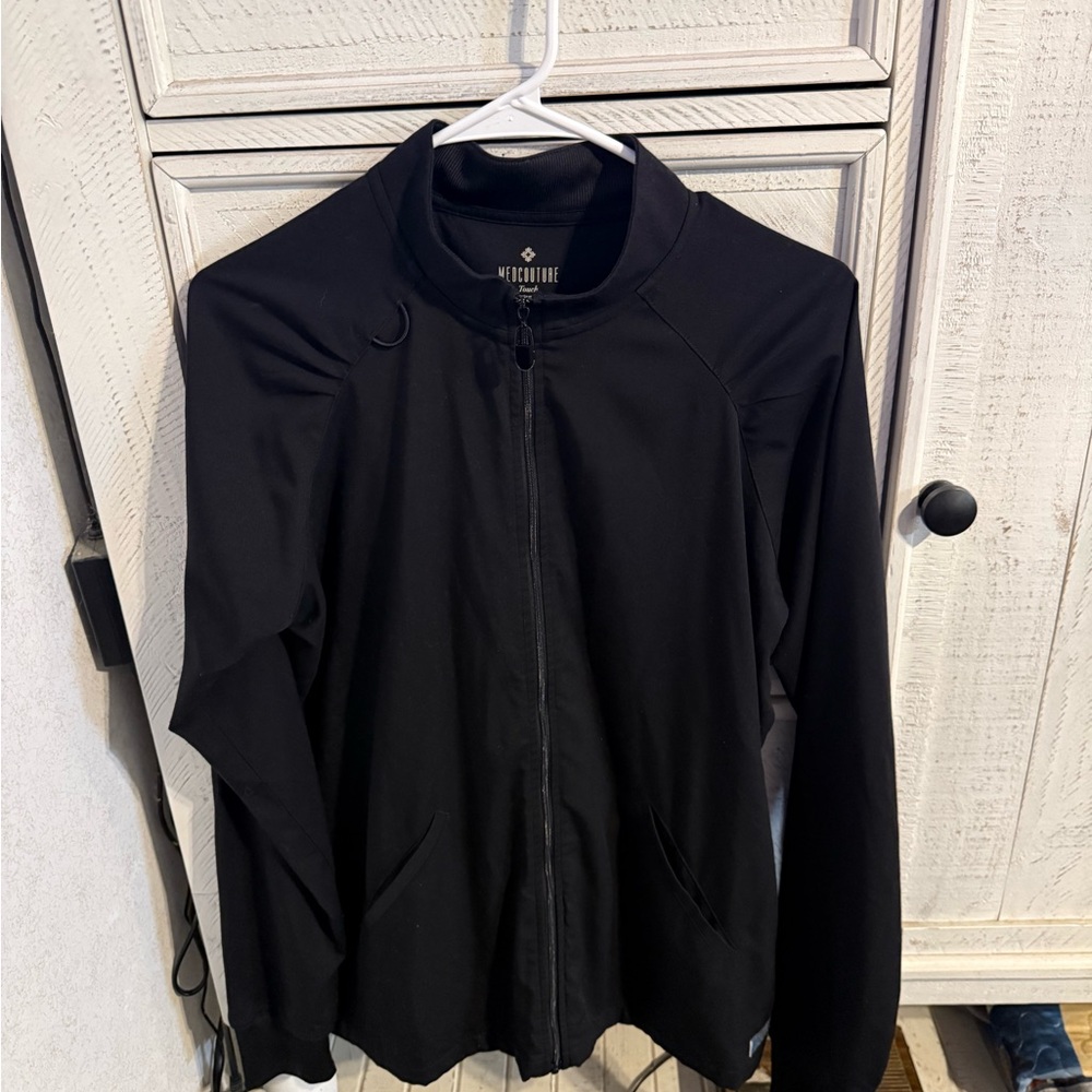Med Couture Black Bomber Jacket
